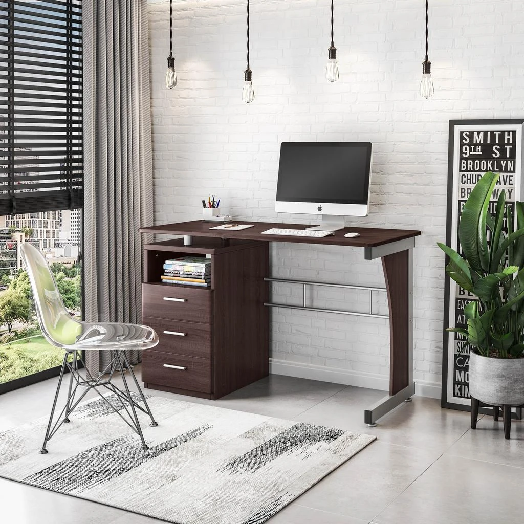 商品Streamdale Furniture|Streamdale Computer Desk With Ample Storage,价格¥3270,第1张图片