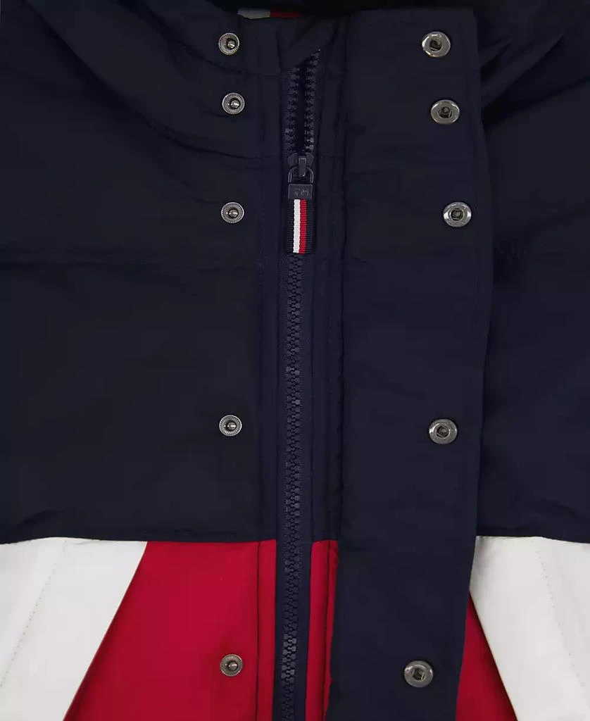 商品Tommy Hilfiger|Toddler and Little Boys 2T-7 Color Block Puffer Jacket,价格¥405,第3张图片详细描述