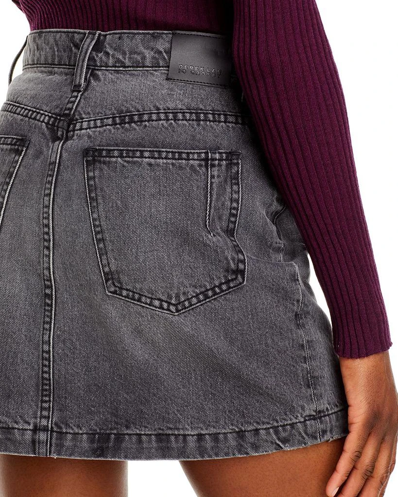 Ana Asymmetrical Denim Mini Skirt 商品
