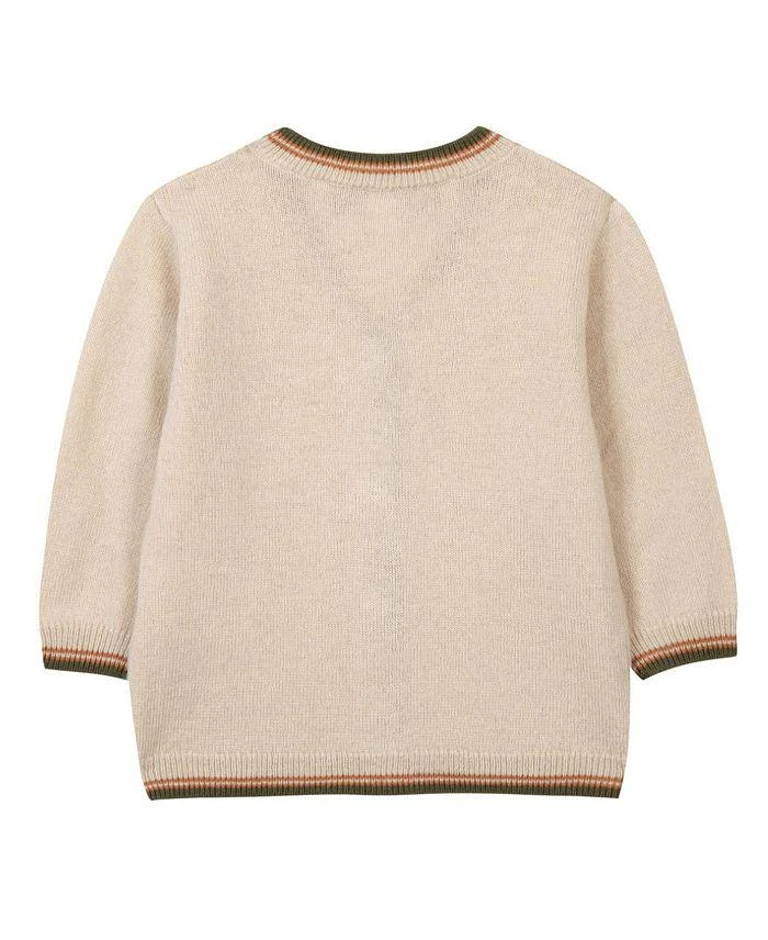 商品Tartine et Chocolat|Boys' Retro Contrast Beige Baby Cardigan - Baby, Little Kid,价格¥452,第2张图片详细描述