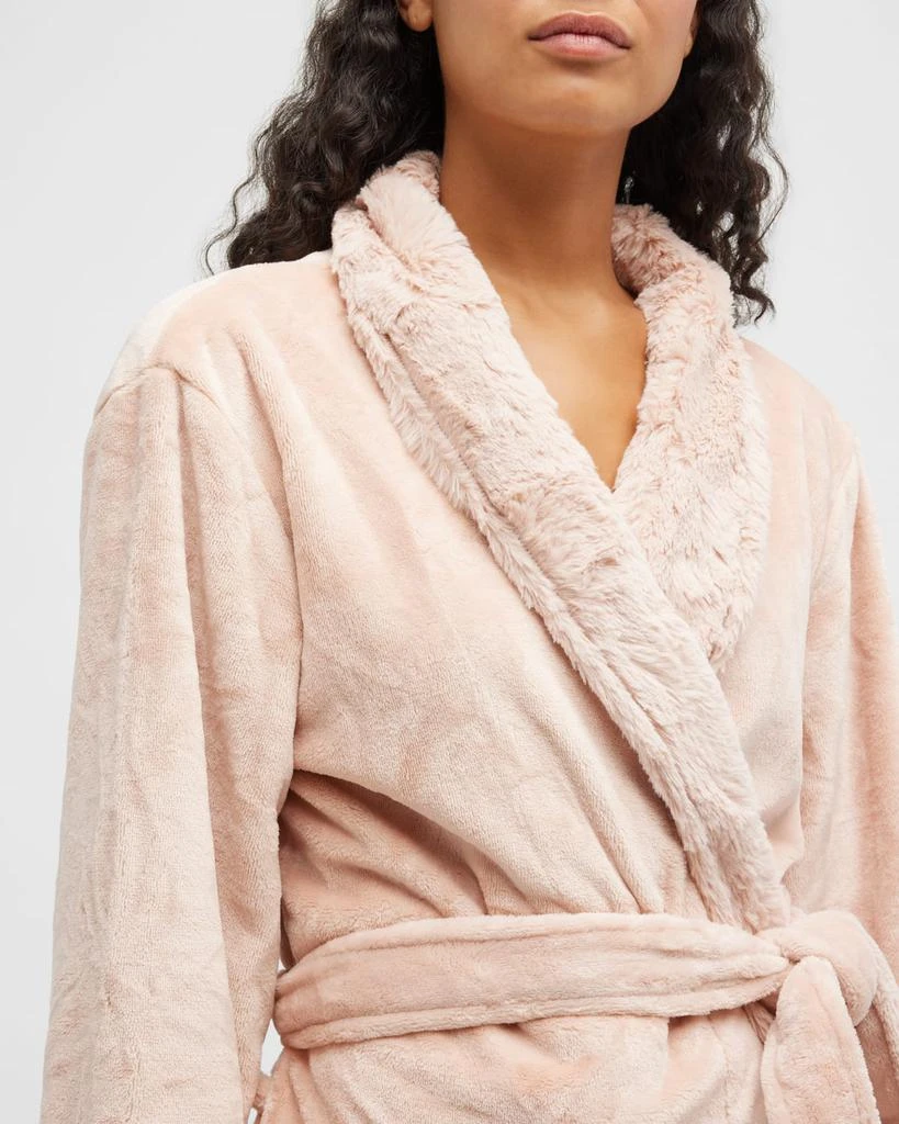 [PJ Salvage]Luxe Shawl-Collar Plush Robe 价格¥372 | 别样海外购
