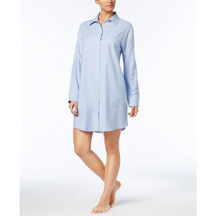 商品Ralph Lauren|Fashion Woven Sleepshirt,价格¥306,第1张图片