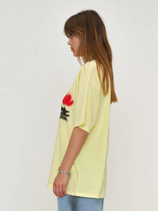 商品NORNOT|Regular Fit Dopamine T-Shirt Yellow,价格¥797,第2张图片详细描述