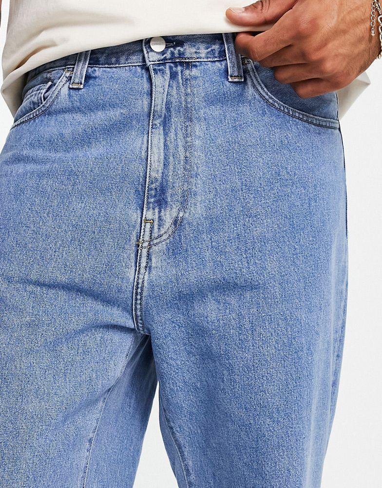 商品Carhartt|Carhartt WIP landon loose tapered fit jeans in blue wash,价格¥880,第6张图片详细描述