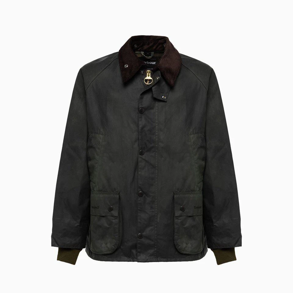 商品Barbour|Barbour Bedale Waxed Long Sleeved Jacket,价格¥1815,第1张图片