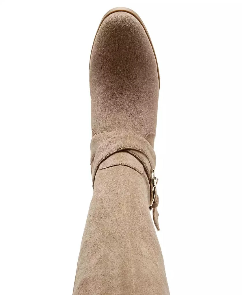 商品Anne Klein|Women's Maelie Knee High Microsuede Regular Calf Boots,价格¥469,第4张图片详细描述