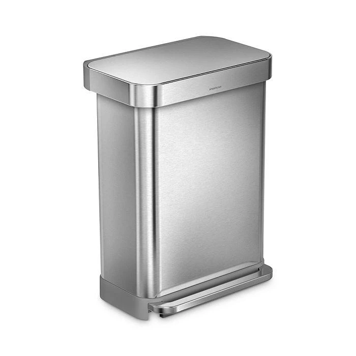 商品simplehuman|55 Liter Rectangular Kitchen Step Can,价格¥1373,第5张图片详细描述