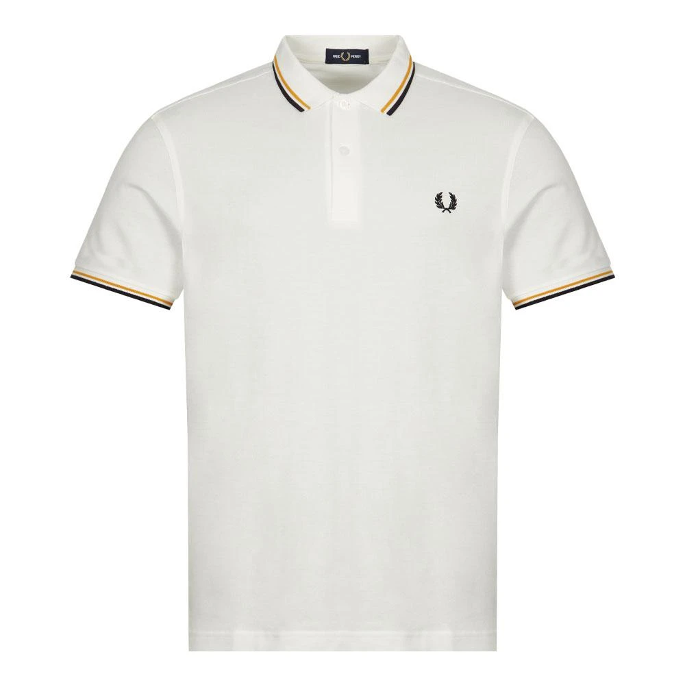 商品Fred Perry|Fred Perry Twin Tipped Polo Shirt - Snow White,价格¥380,第1张图片