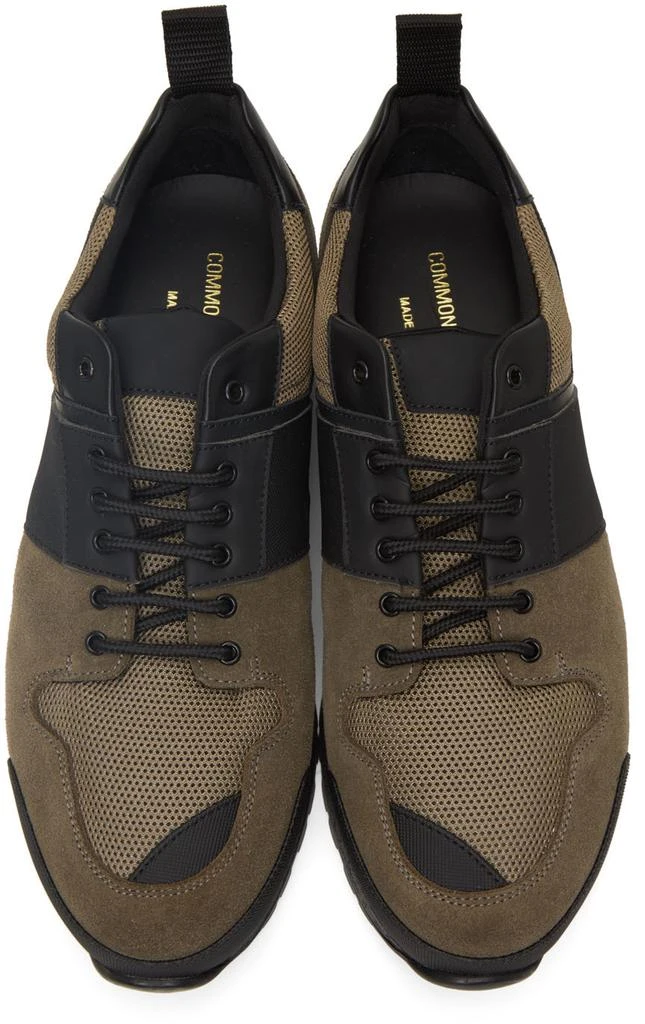 商品Common Projects|Brown Track Technical Low Sneakers,价格¥2187,第5张图片详细描述