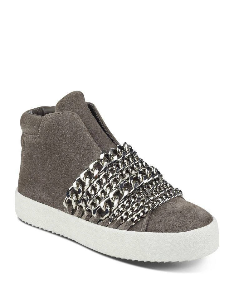 商品KENDALL and KYLIE|Women's Duke Suede & Chain Trim Sneakers,价格¥933,第1张图片