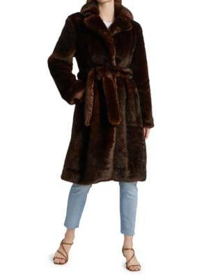 商品Sandy Liang|Sienna Faux Fur Teddy Coat,价格¥2435,第1张图片
