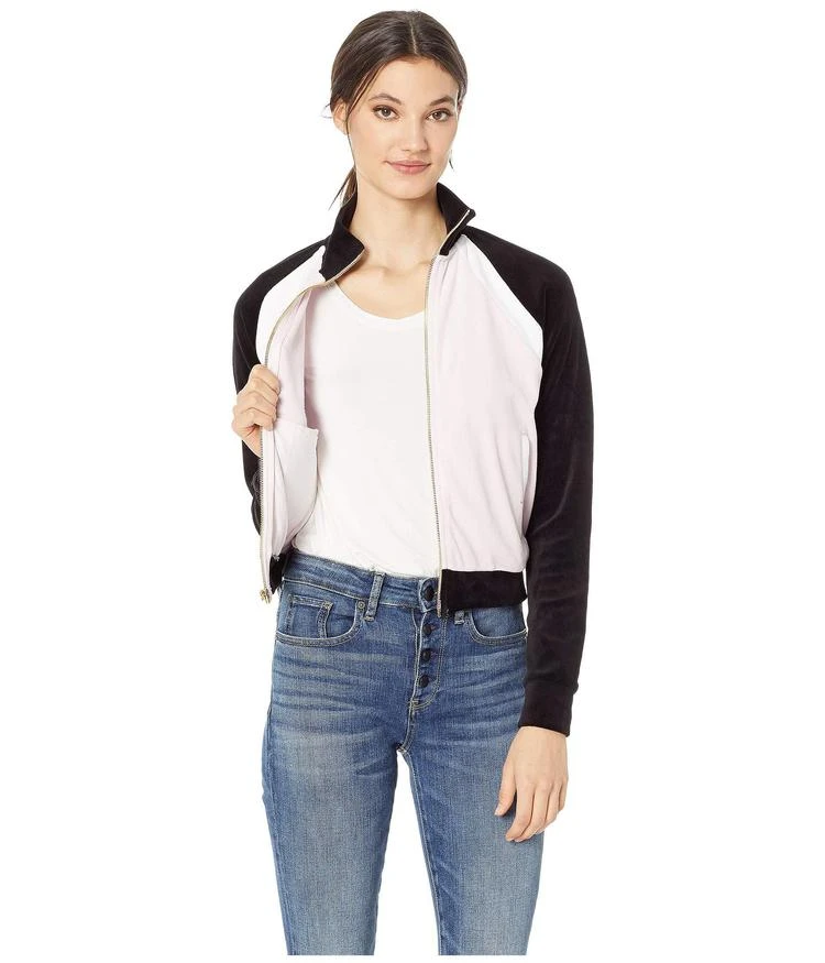 商品Juicy Couture|Velour Color Blocked Zip-Up,价格¥209,第5张图片详细描述