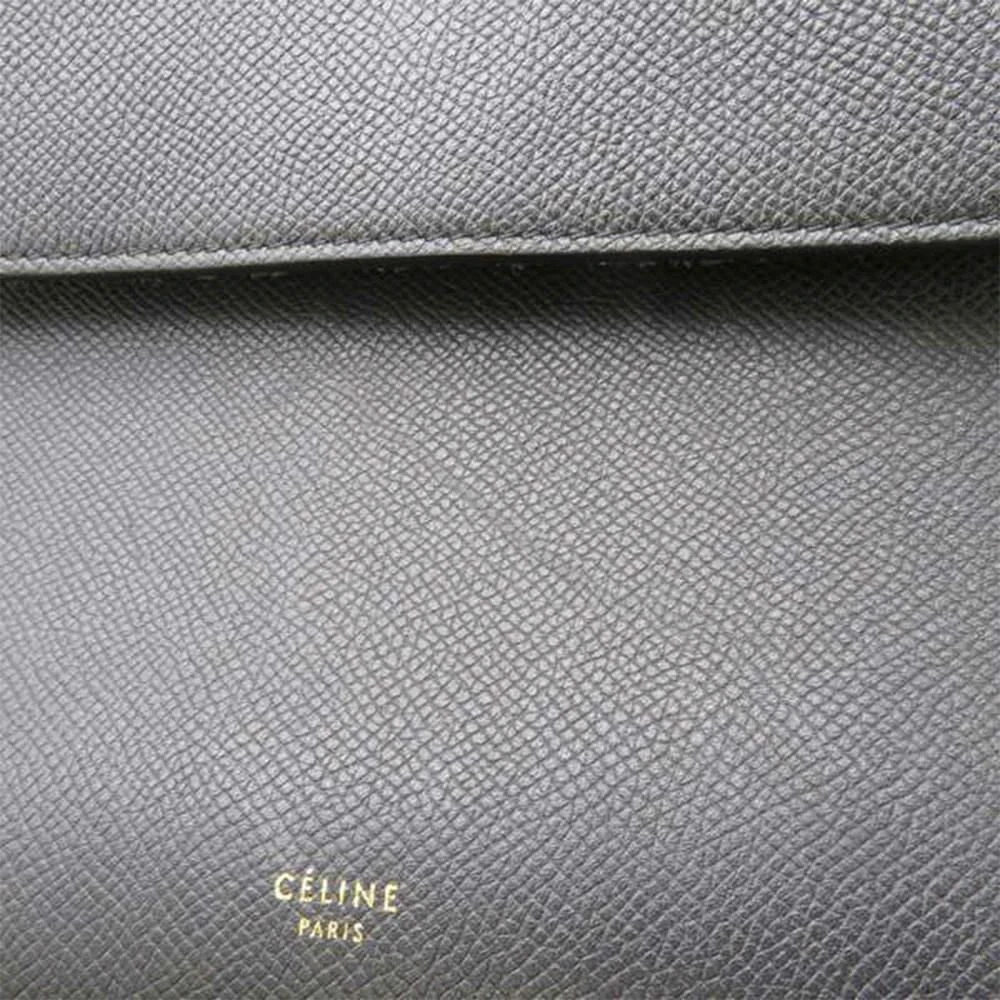 Celine Black Mini Belt Leather Satchel 商品