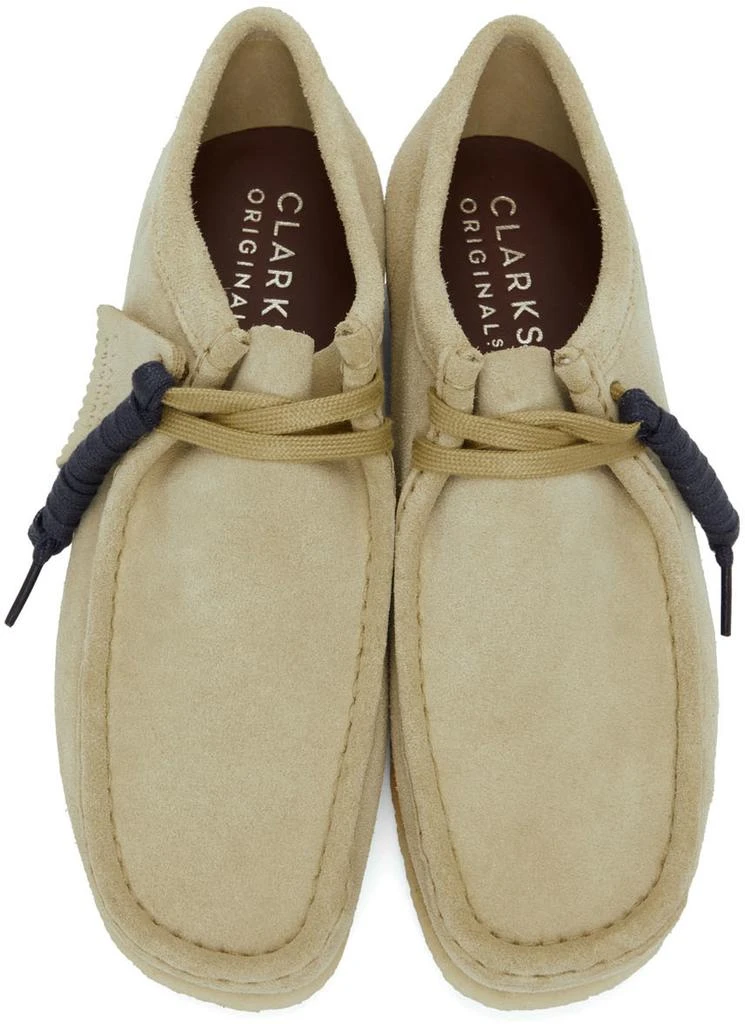 商品Clarks|Beige Wallabee Derbys,价格¥961,第5张图片详细描述