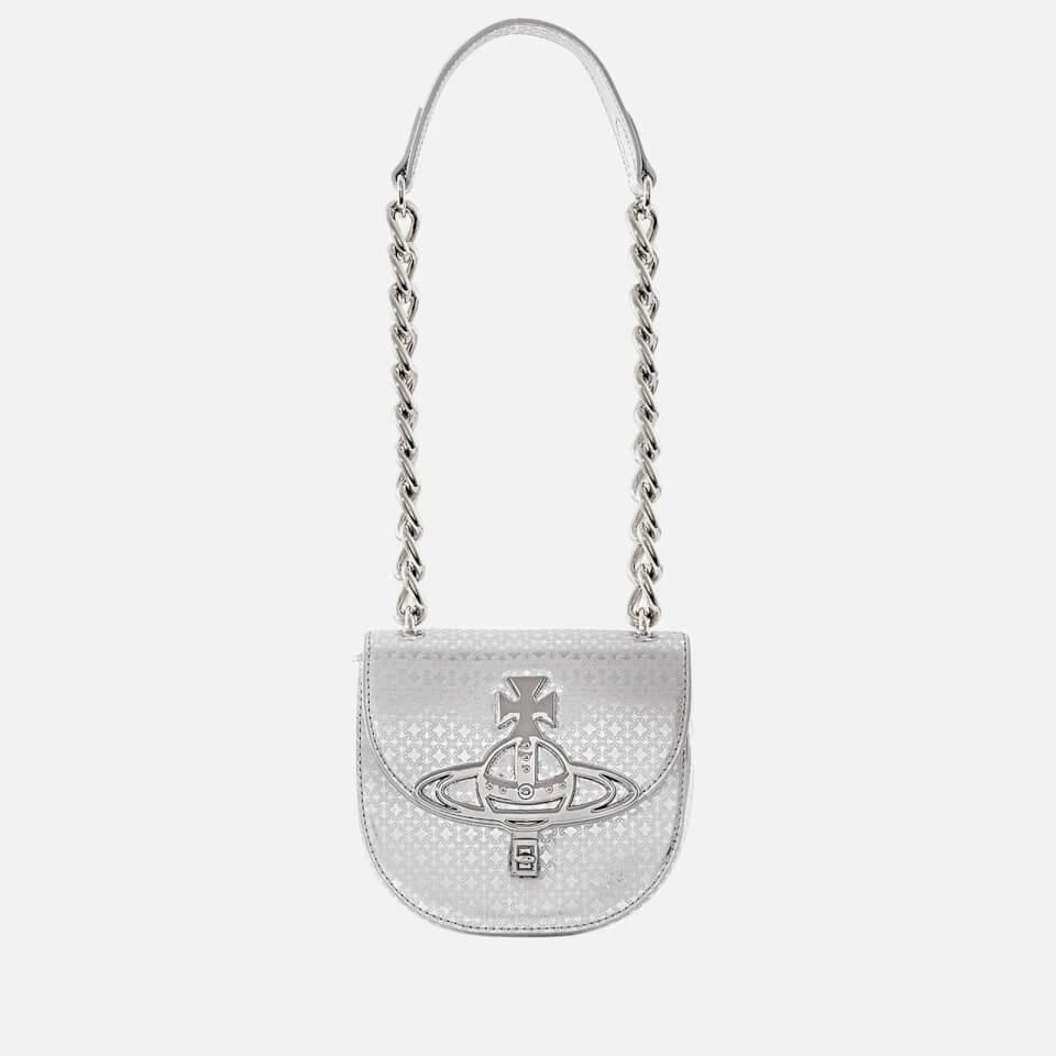 商品Vivienne Westwood|Vivienne Westwood Sofia Orb Embossed Saddle Bag,价格¥2502,第1张图片