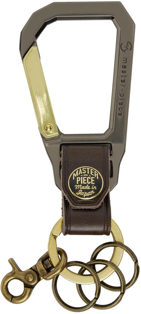 商品master-piece|Brown Carabiner Keychain,价格¥509,第1张图片