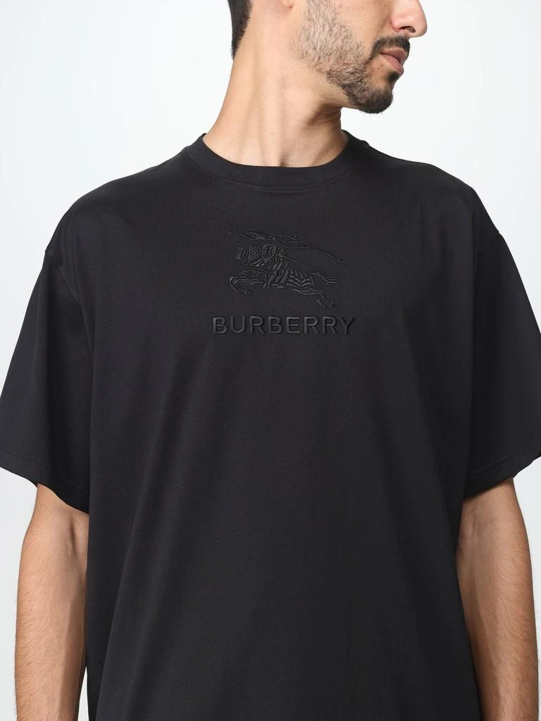 商品Burberry|Burberry cotton t-shirt with embroidery,价格¥4073,第5张图片详细描述