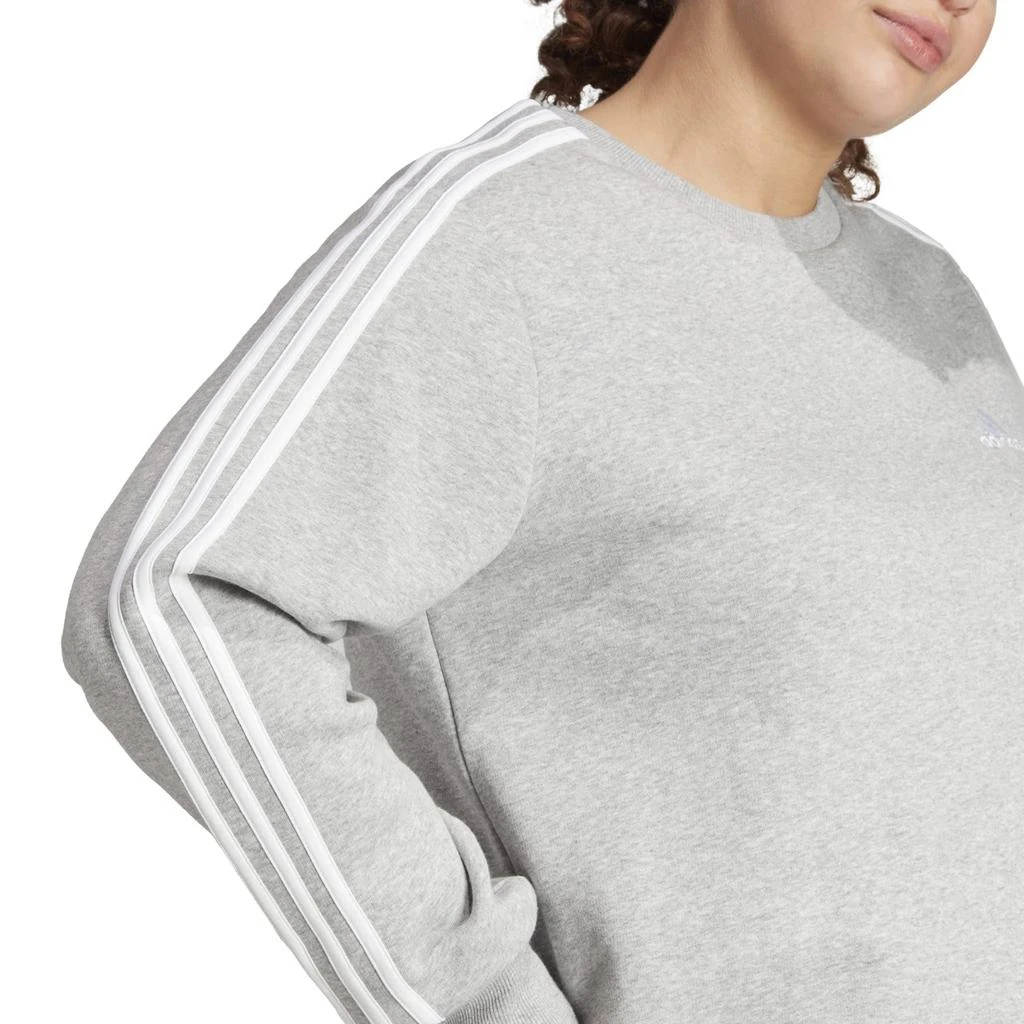 商品Adidas|Plus Size Inc 3-Stripes Fleece Sweatshirt,价格¥370,第3张图片详细描述