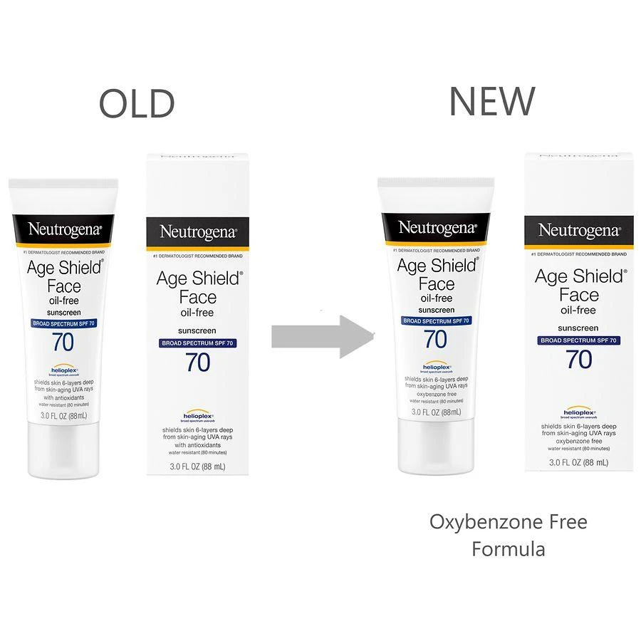 商品Neutrogena|Age Shield Face Oil-Free Sunscreen,价格¥141,第3张图片详细描述