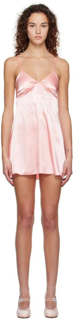 商品Praying|SSENSE Exclusive Pink 'God's Favorite' Minidress,价格¥319,第1张图片