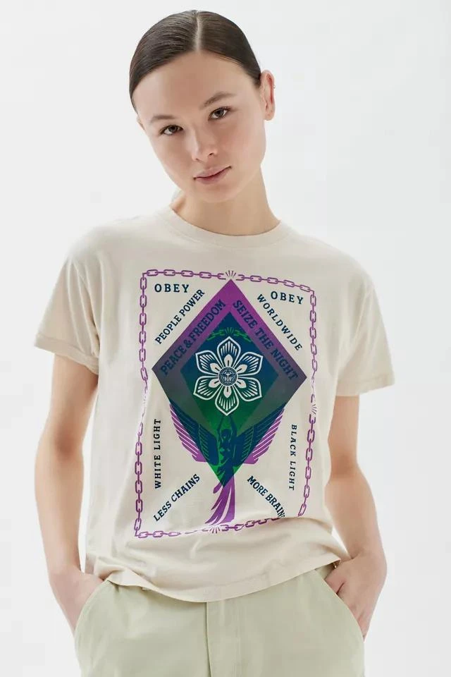商品Obey|OBEY Angel Diamond Graphic Tee,价格¥114,第1张图片
