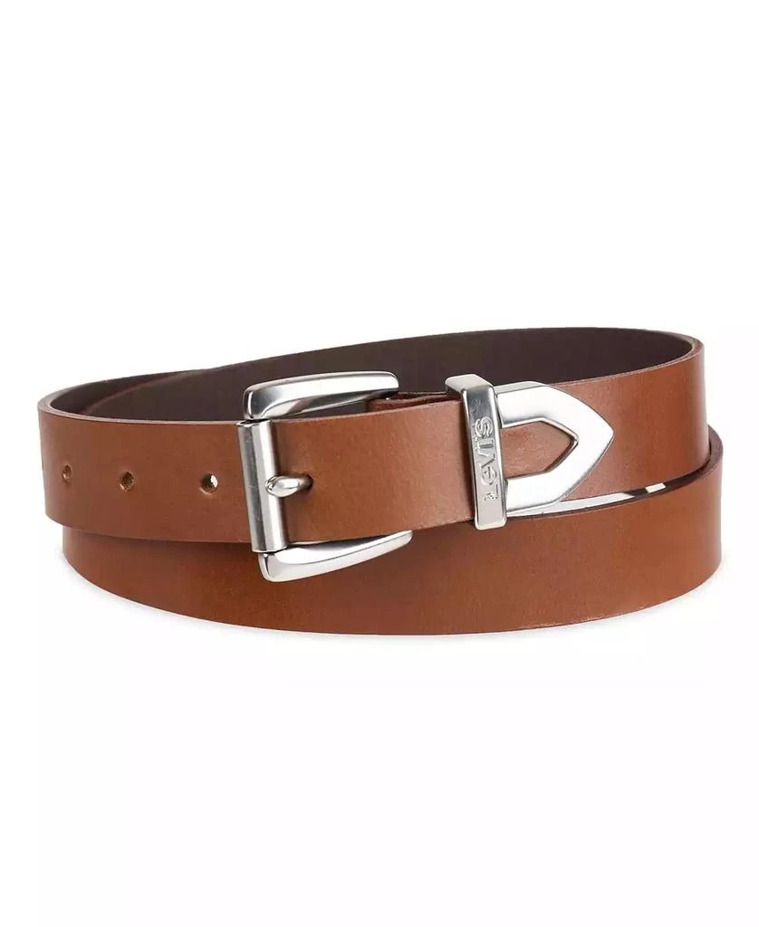 商品Levi's|Women's Western Metal Tip End Leather Pant Belt,价格¥179,第1张图片