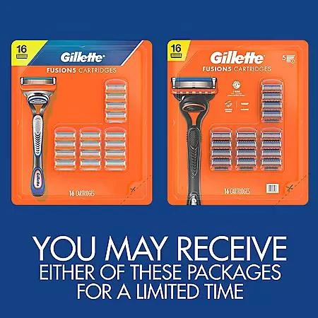商品Gillette|Gillette Fusion5 Men's Razor Blade Refill Cartridges (16 ct.),价格¥315,第2张图片详细描述