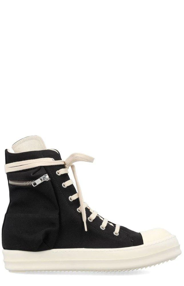 商品Rick Owens|Rick Owens DRKSHDW High-Top Lace-Up Sneakers,价格¥3747,第1张图片