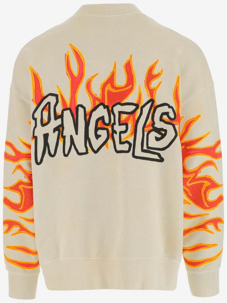 商品Palm Angels|PALM ANGELS GRAFFITI FLAMES SWEATSHIRT,价格¥3319,第3张图片详细描述