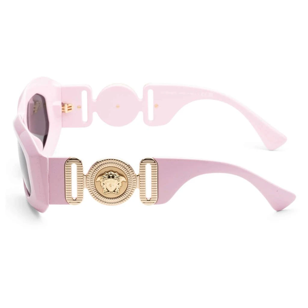 商品Versace|Versace Men's Pink Irregular Sunglasses,价格¥835,第2张图片详细描述