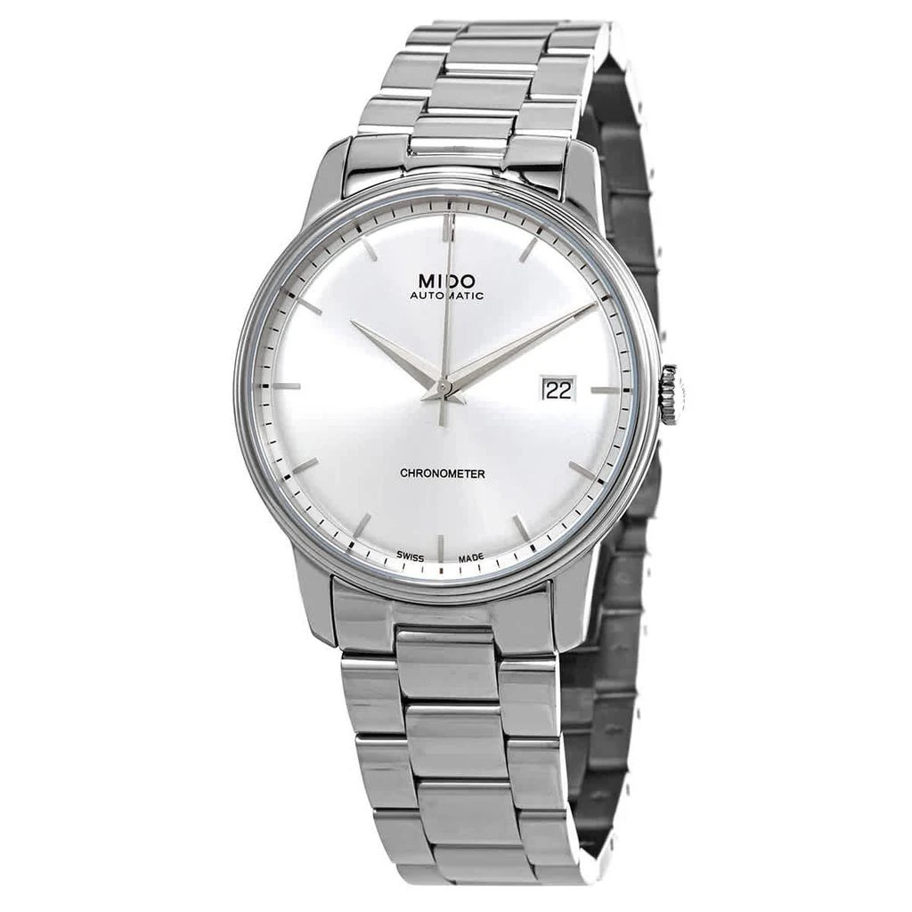 商品MIDO|美度贝伦赛丽系列III自动银色表盘机械腕表,价格¥3371,第1张图片