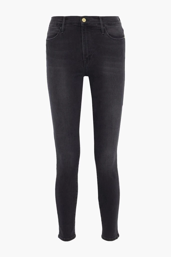 商品FRAME|Le High Skinny distressed high-rise skinny jeans,价格¥545,第1张图片