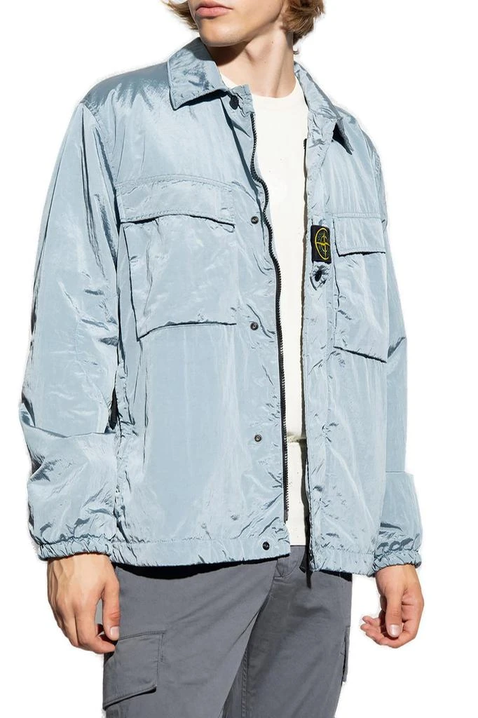 商品Stone Island|Stone Island Straight Hem Lightweight Shirt Jacket,价格¥5430,第2张图片详细描述