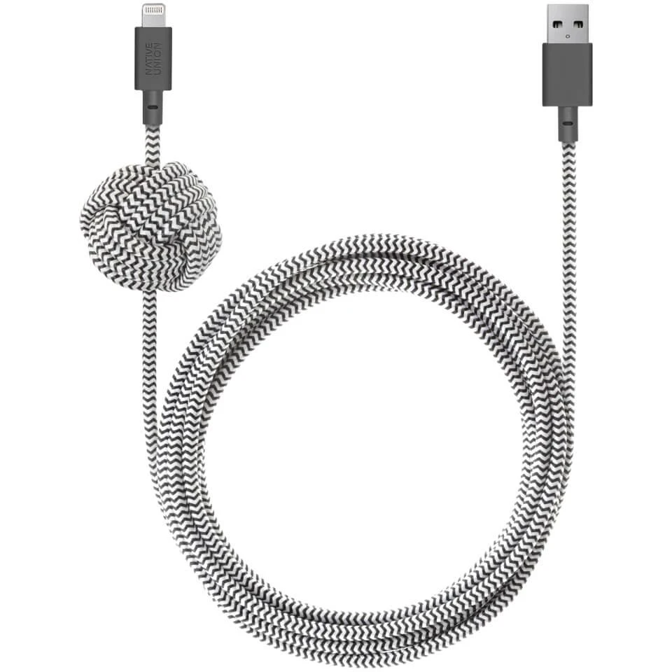 商品Native Union|Native Union Night Cable - Zebra,价格¥234,第1张图片
