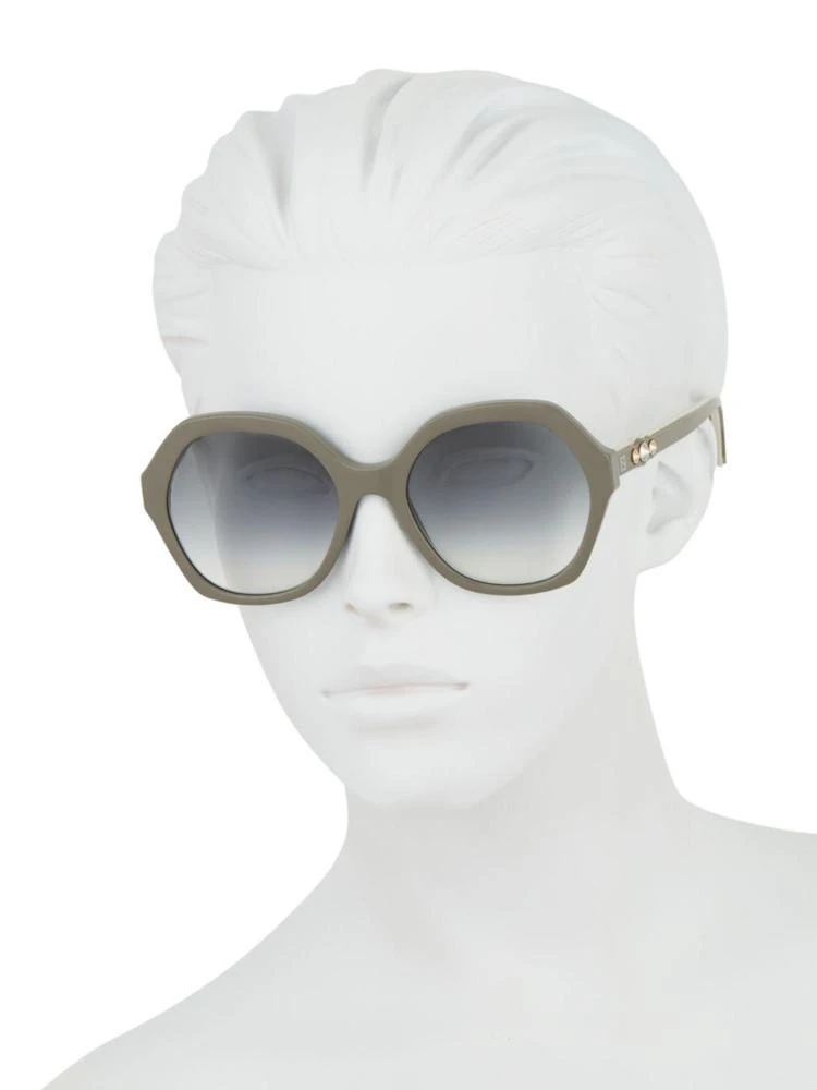商品Fendi|Fun Fair 56MM Hexagon Sunglasses,价格¥2417,第2张图片详细描述