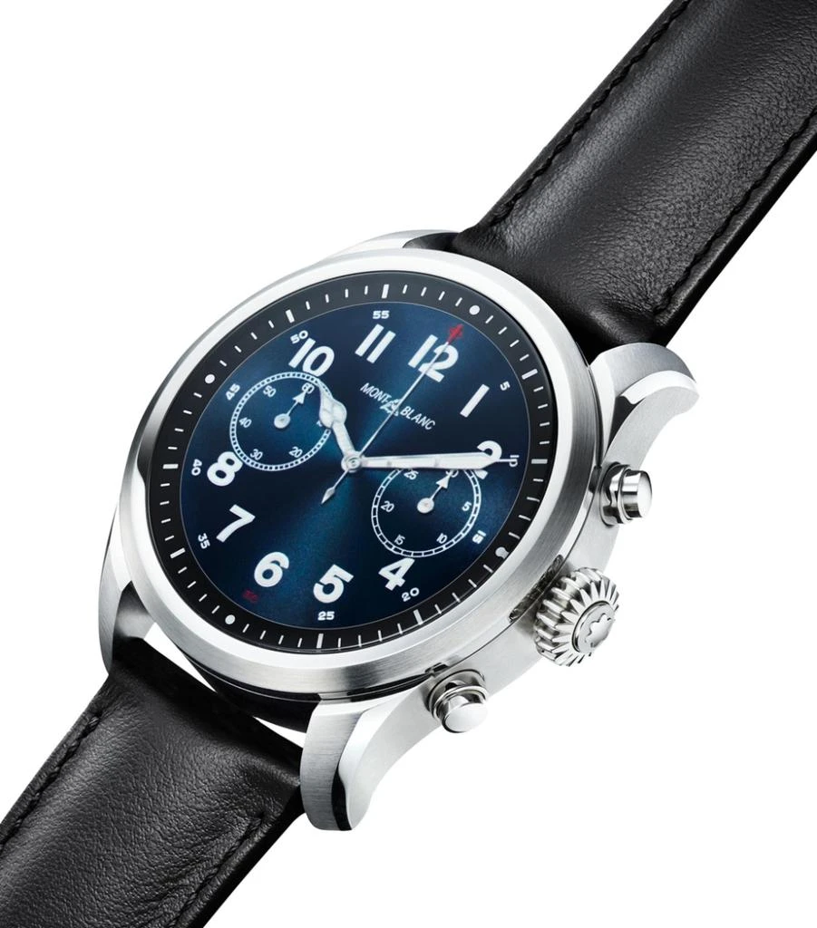 商品MontBlanc|Stainless Steel Summit 2 Smartwatch 42mm,价格¥7407,第2张图片详细描述