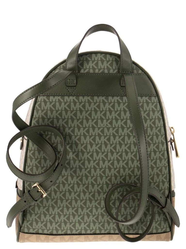 商品Michael Kors|Michael Michael Kors Rhea Logo Plaque Zip-Up Backpack,价格¥2605,第2张图片详细描述
