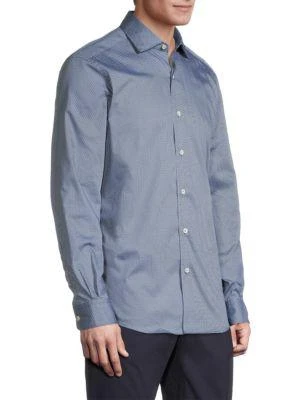 商品Zegna|Centoquaranta Twill Shirt,价格¥867,第3张图片详细描述