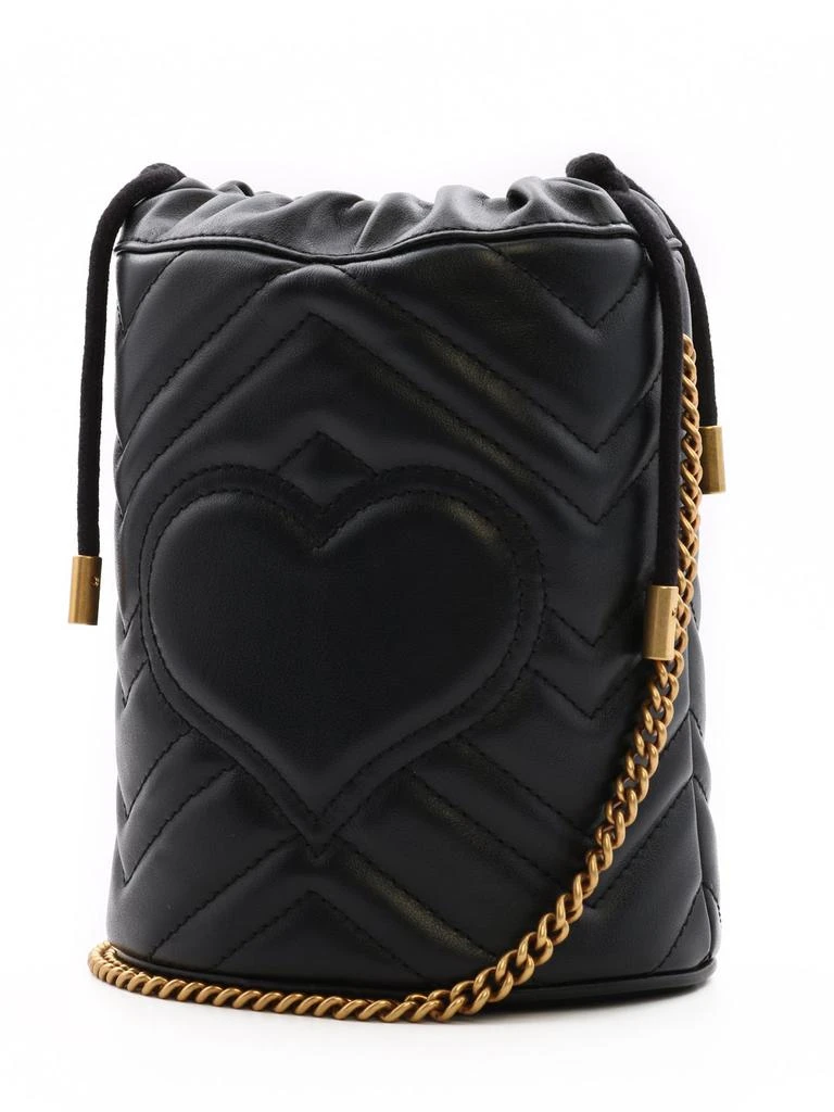 商品Gucci|Gucci GG Marmont Mini Quilted Bucket Bag,价格¥7551,第2张图片详细描述