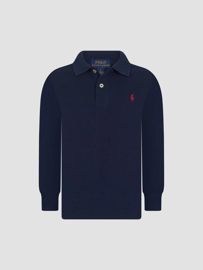 商品Ralph Lauren|Ralph Lauren  Navy Boys Polo Shirt,价格¥560,第3张图片详细描述