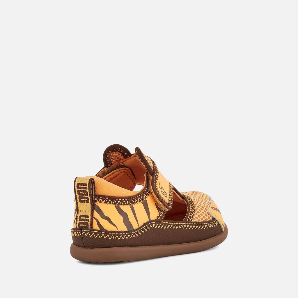 UGG Toddlers' Delta Closed Toe Tiger Stuffie Sandals - Daisy / Dark Earth商品第3张图片规格展示