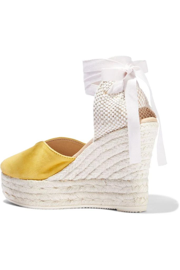 商品MANEBÍ|Hamptons lace-up suede wedge espadrilles,价格¥939,第3张图片详细描述