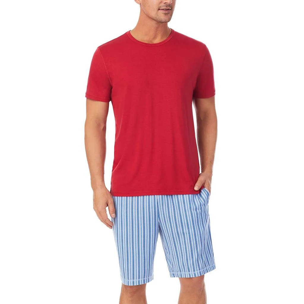 商品Cuddl Duds|Mens 2PC Sleepwear Short Set,价格¥183,第3张图片详细描述