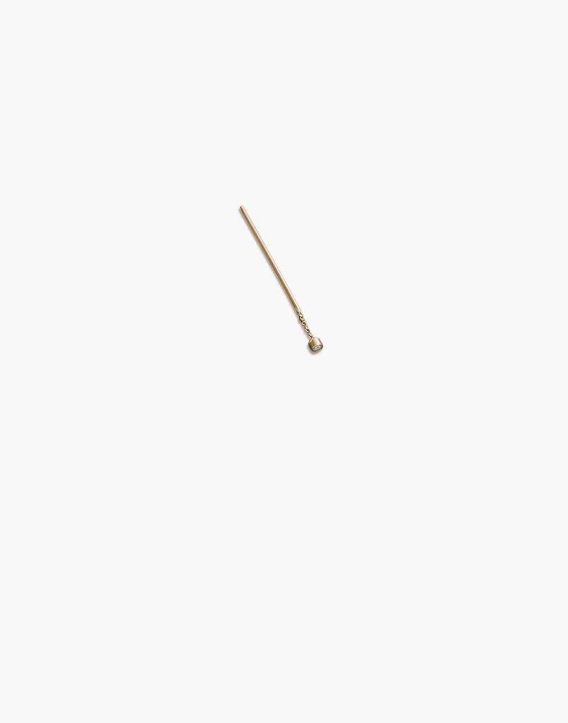 商品Madewell|14k Gold Lona Diamond Threader Earring,价格¥1240,第1张图片