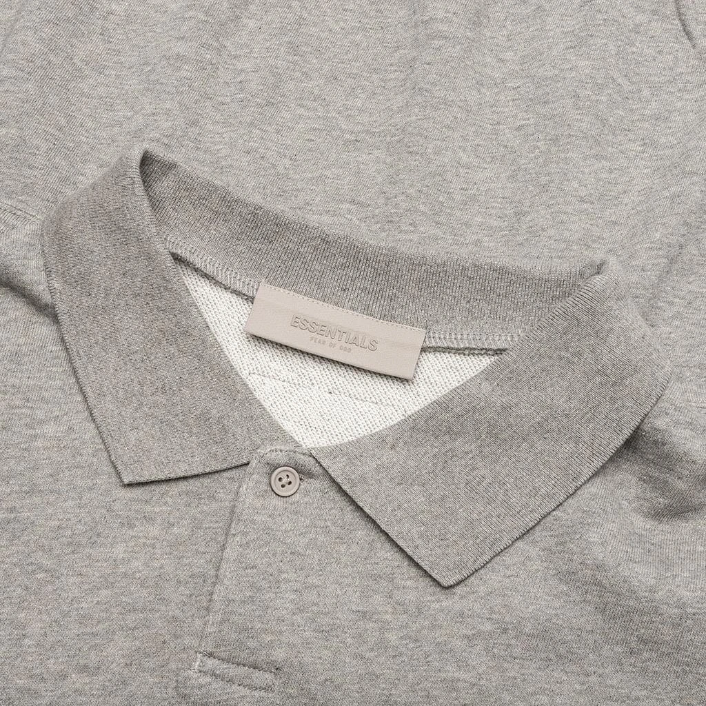 商品Essentials|L/S Polo - Dark Oatmeal,价格¥424,第3张图片详细描述