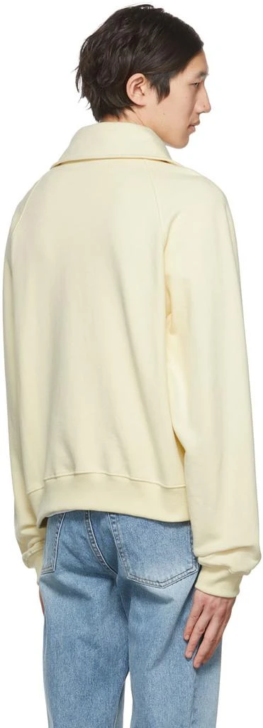 商品Recto|SSENSE Exclusive Yellow Half-Zip Sweater,价格¥472,第3张图片详细描述