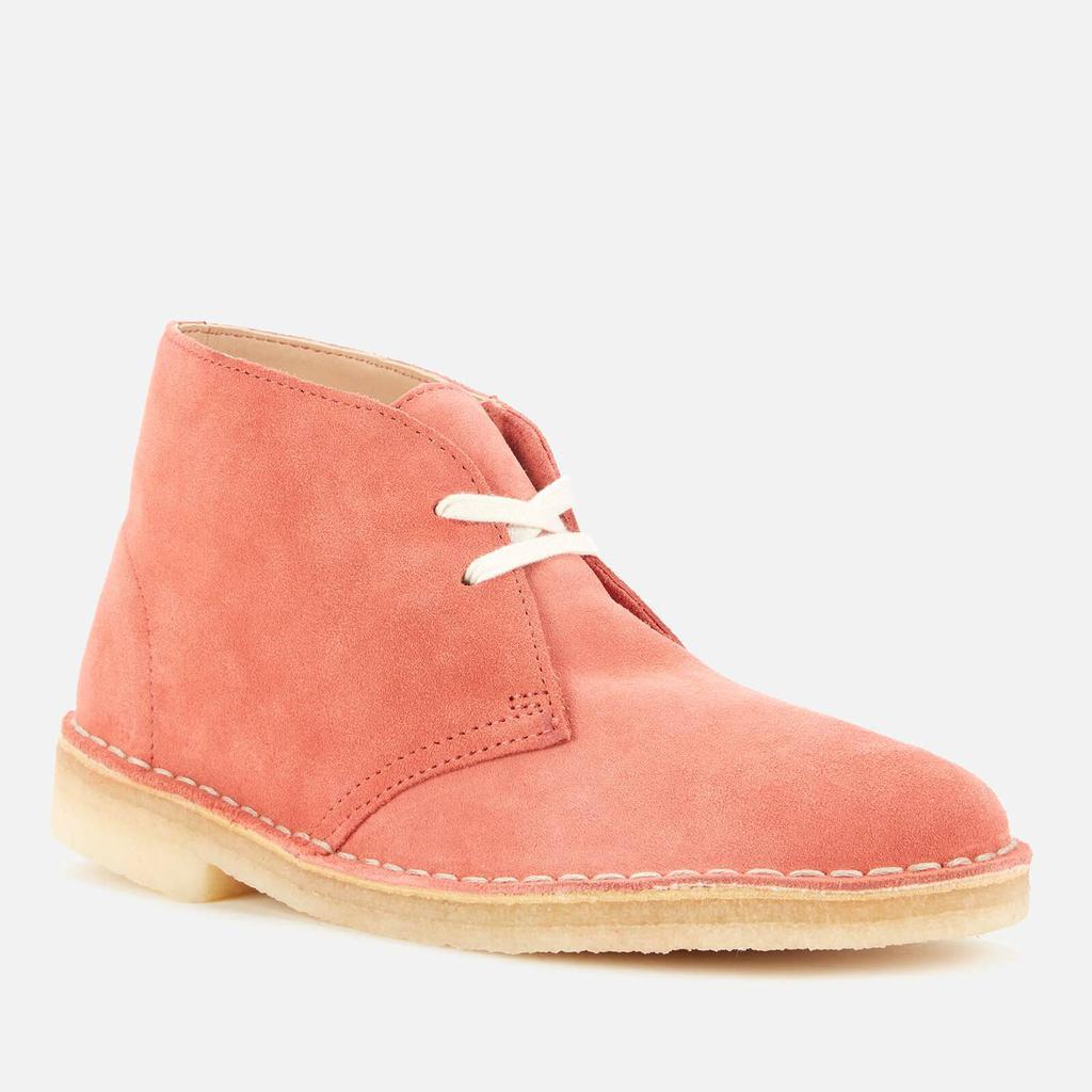 商品Clarks|Clarks Original Women's Suede Desert Boots - Dark Blush,价格¥288,第4张图片详细描述