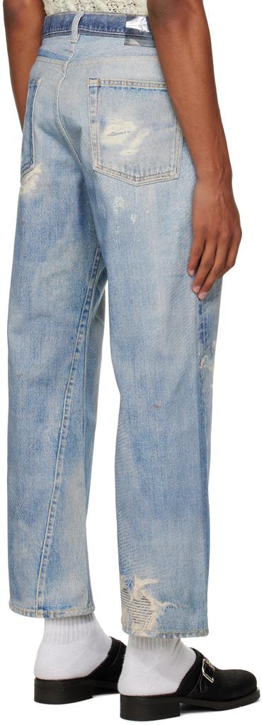 Blue Third Cut Jeans商品第3张图片规格展示
