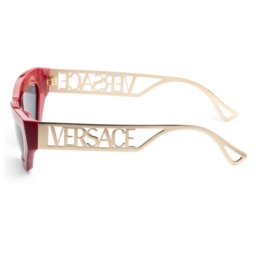 商品Versace|Versace Women's Red Irregular Sunglasses,价格¥864,第2张图片详细描述