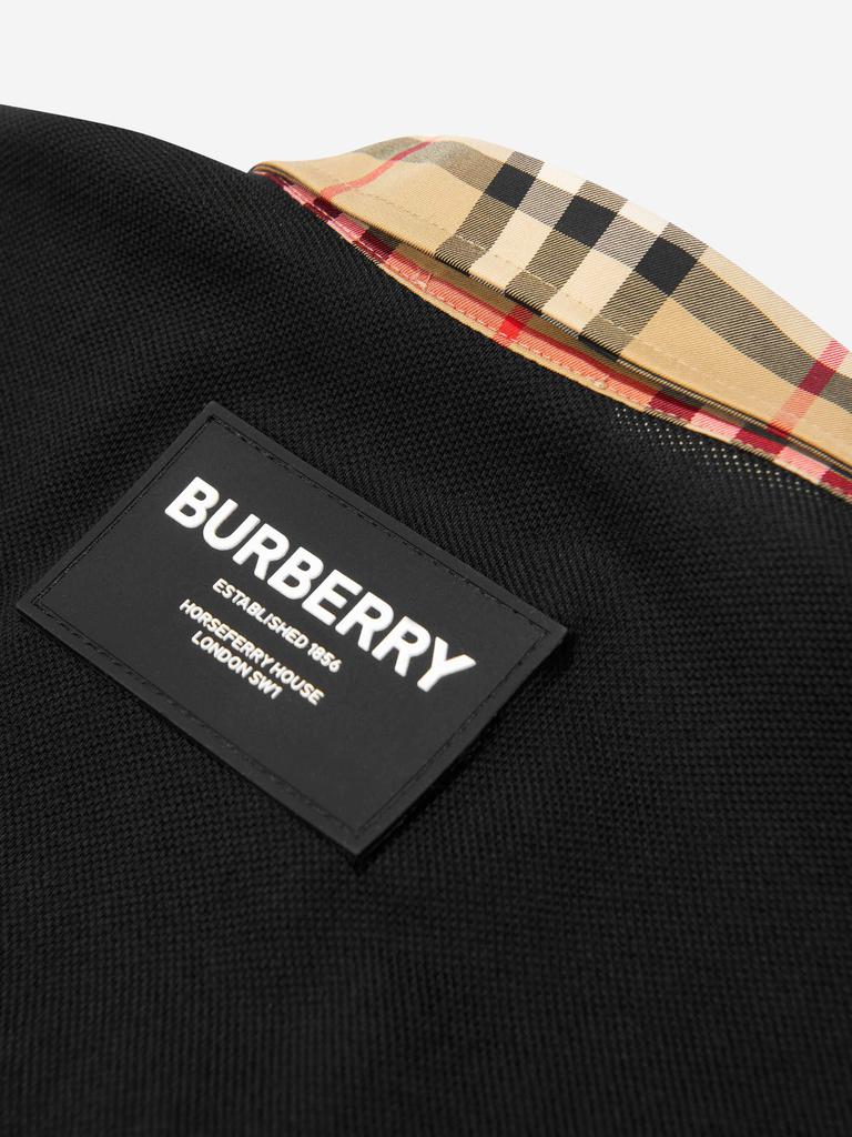 Burberry Black Girls Check Collar Sigrid Dress商品第2张图片规格展示